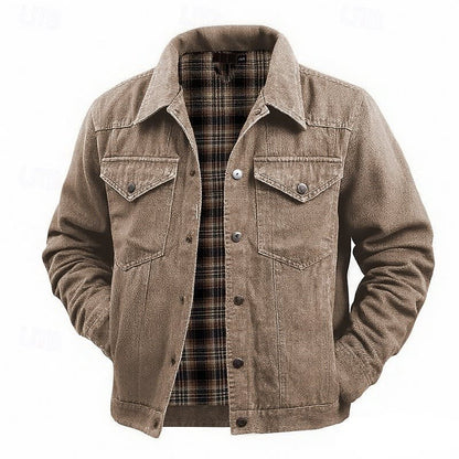 Fairfax Flannel Lined Trucker Jacket_1