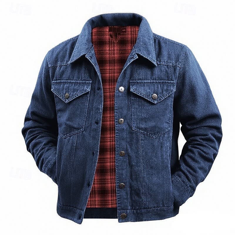 Fairfax Flannel Lined Trucker Jacket_2