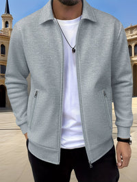 Isidore Textured Knit Zip Front Jacket