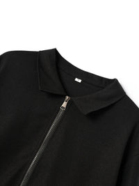 Isidore Textured Knit Zip Front Jacket