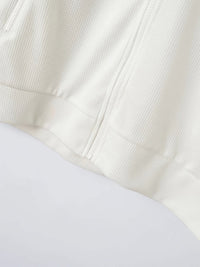 Isidore Textured Knit Zip Front Jacket