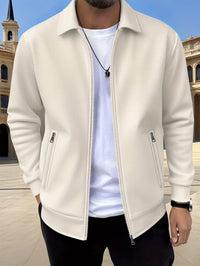 Isidore Textured Knit Zip Front Jacket