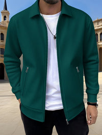 Isidore Textured Knit Zip Front Jacket
