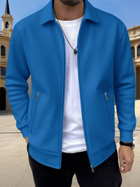 Isidore Textured Knit Zip Front Jacket