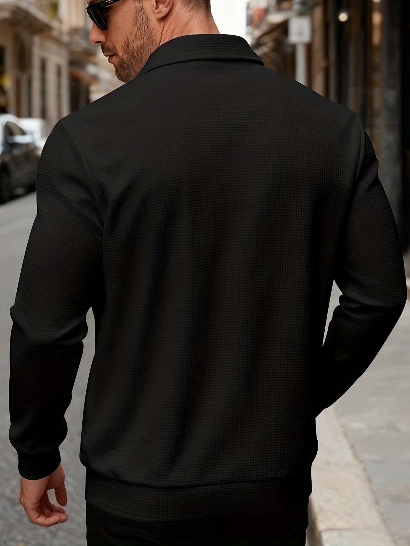 Isidore Textured Knit Zip Front Jacket_8