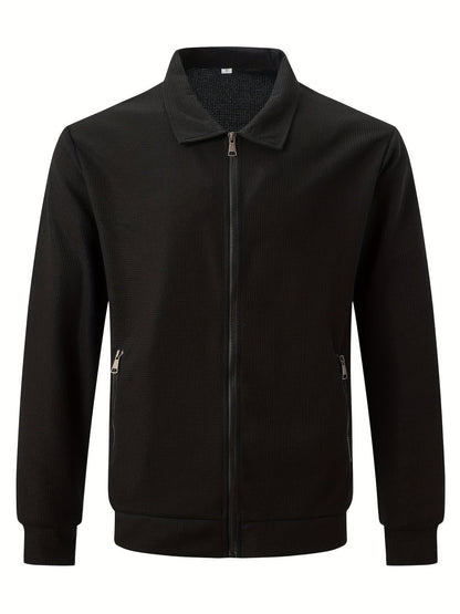 Isidore Textured Knit Zip Front Jacket_9