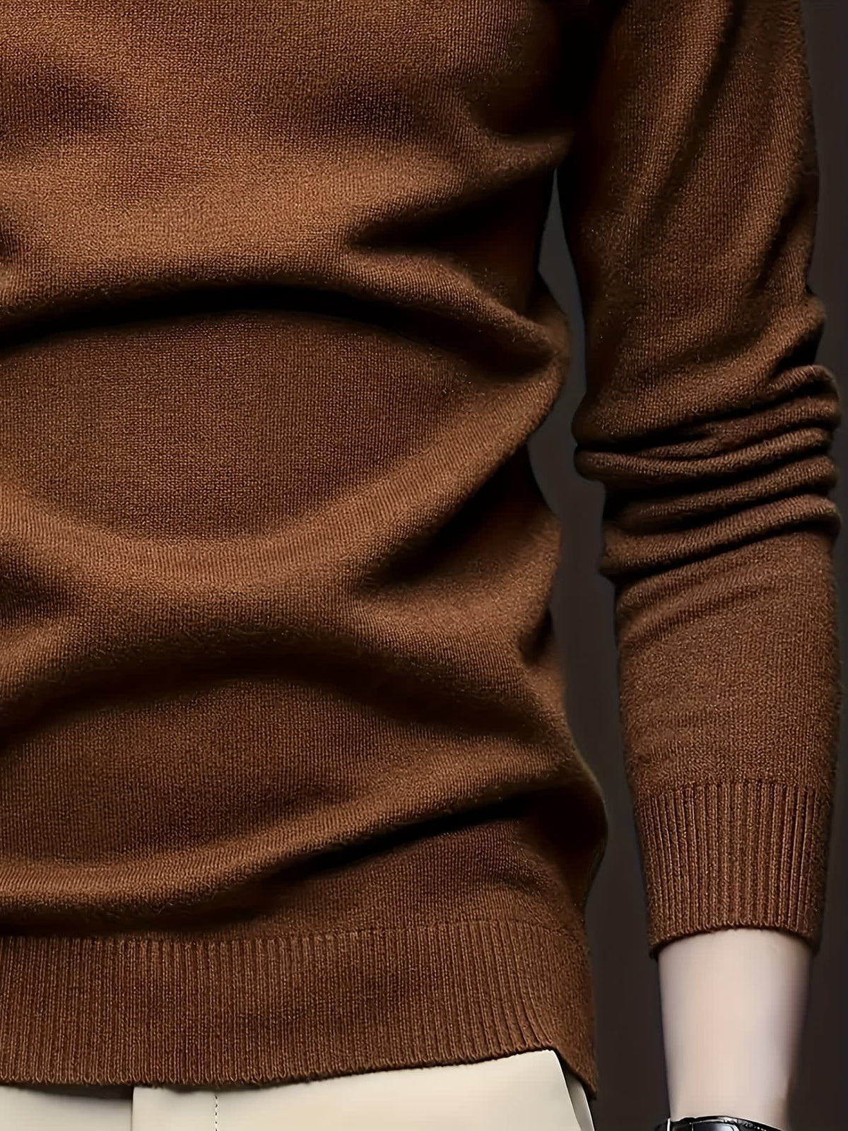 Karl Fine Knit Roll Neck Sweater