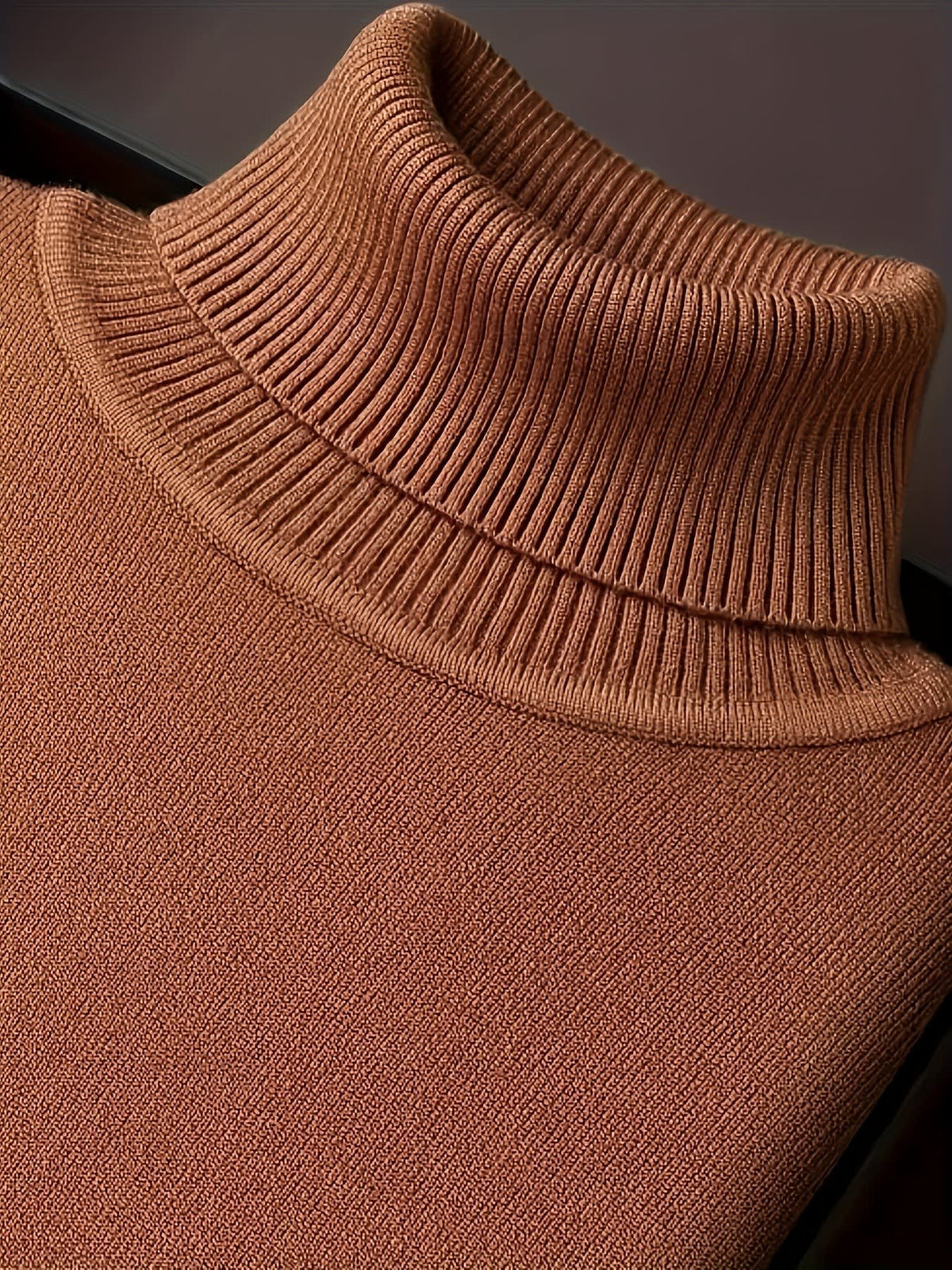 Karl Fine Knit Roll Neck Sweater