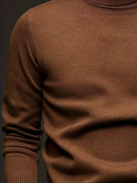 Karl Fine Knit Roll Neck Sweater
