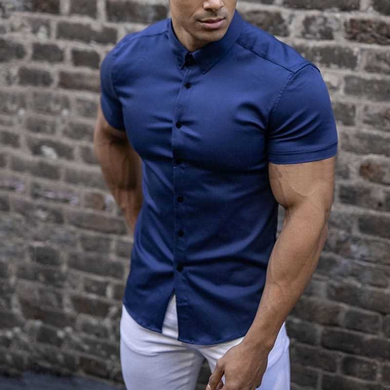 Colin Slim Fit Short Sleeve Shirt_5