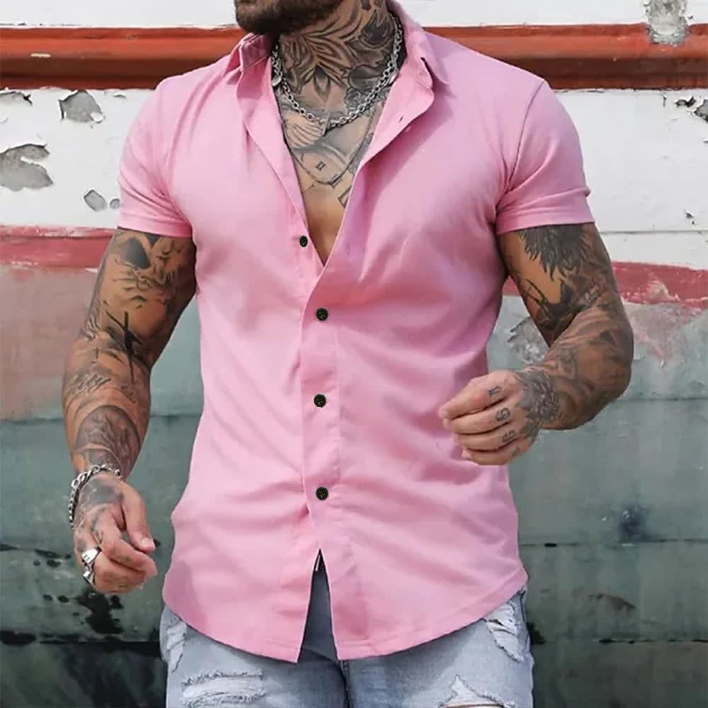 Colin Slim Fit Short Sleeve Shirt_7