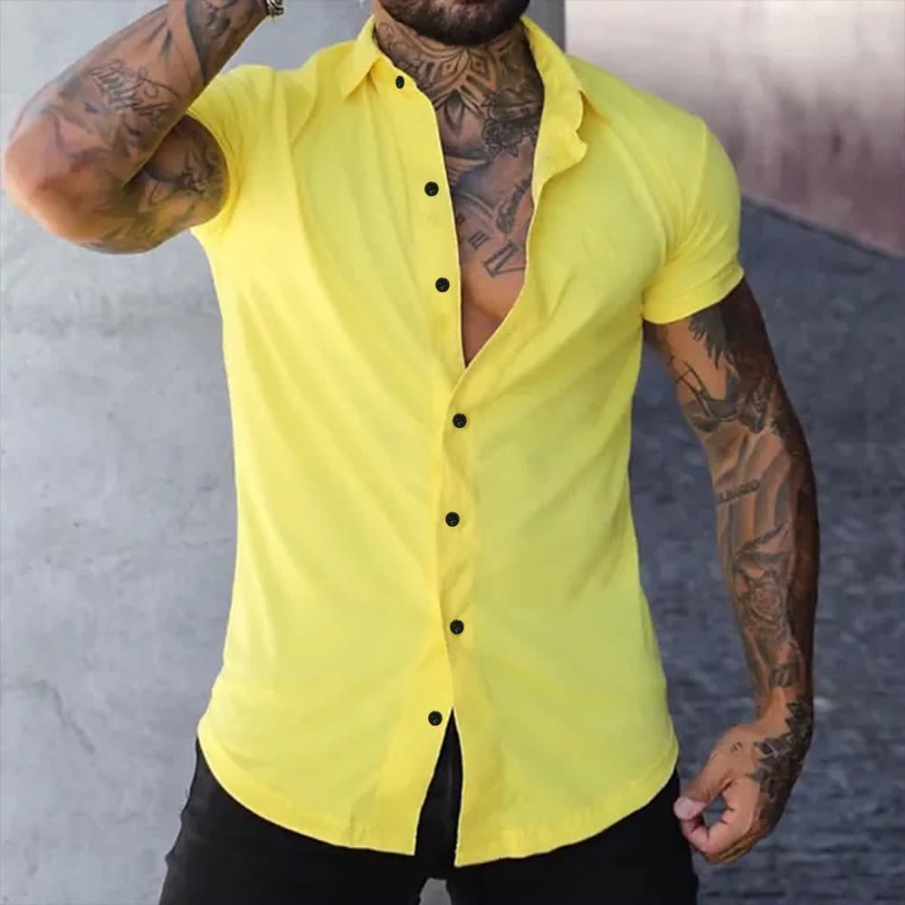 Colin Slim Fit Short Sleeve Shirt_8