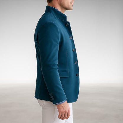 Derek Stand Collar Cardigan Jacket_8
