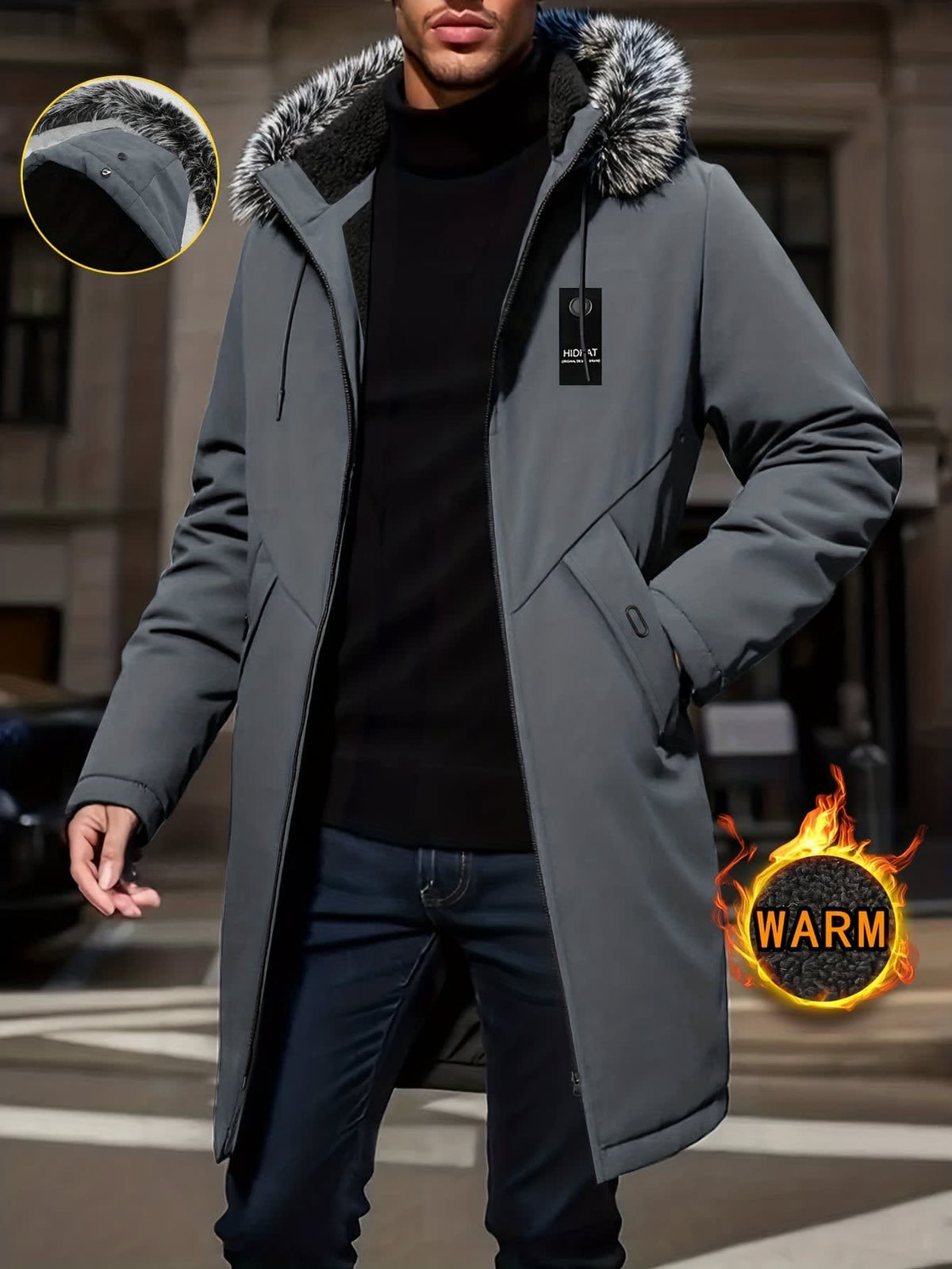 Dunstan Fleece Lined Hooded Parka
