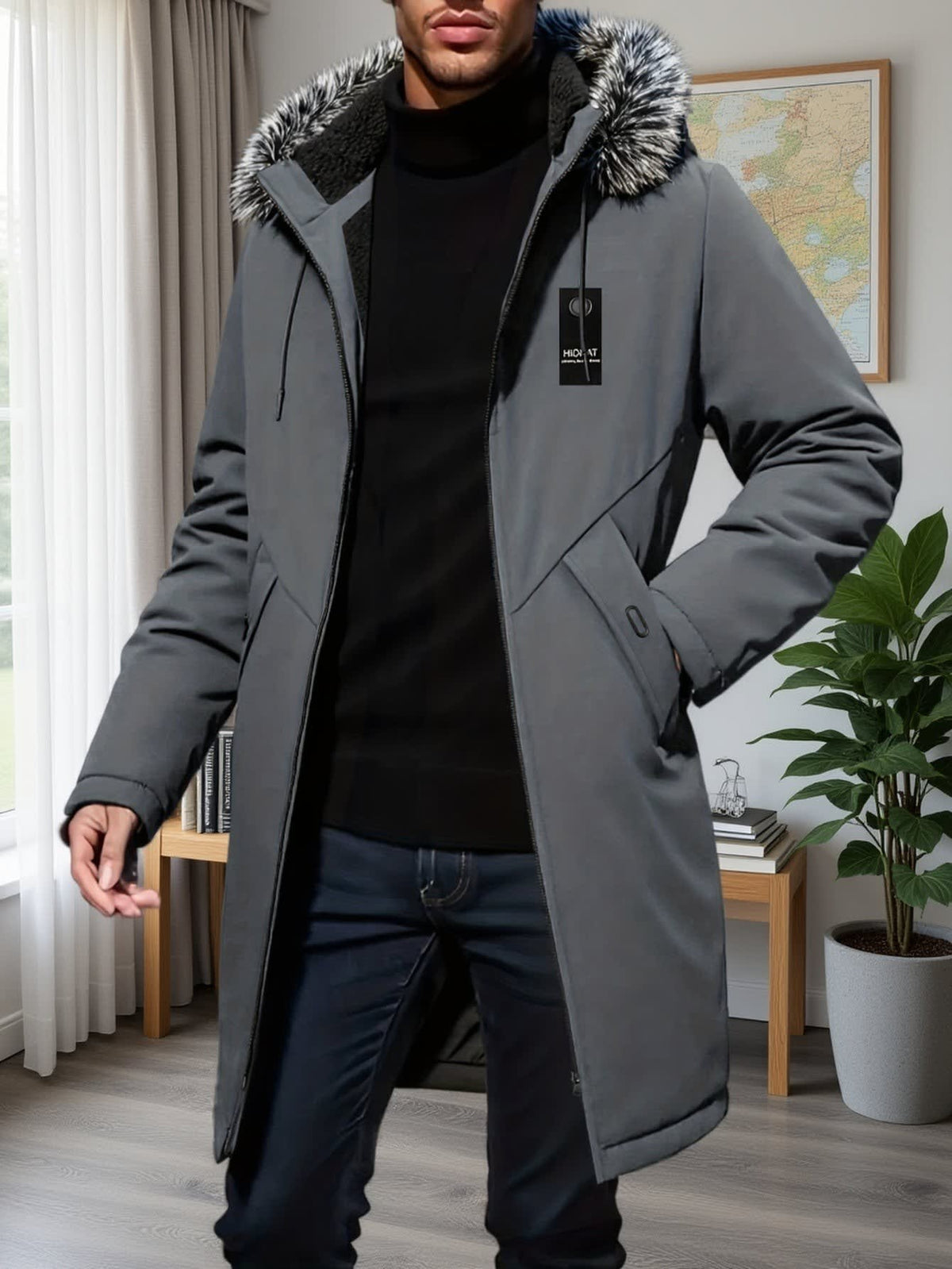 Dunstan Fleece Lined Hooded Parka