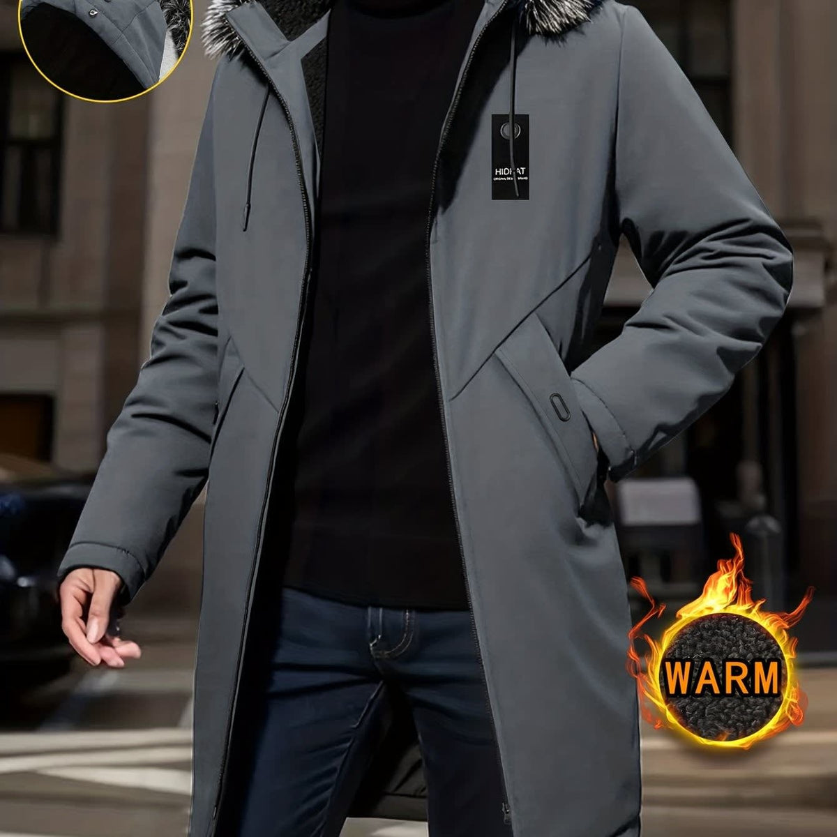 Dunstan Fleece Lined Hooded Parka