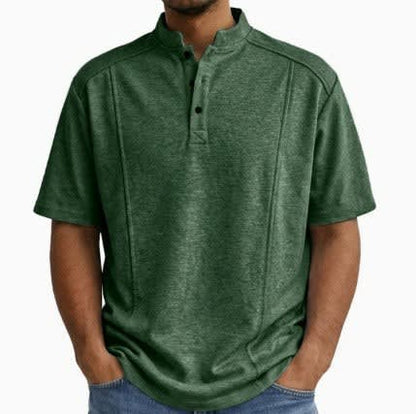 Remington Band Collar Short Sleeve Polo_10