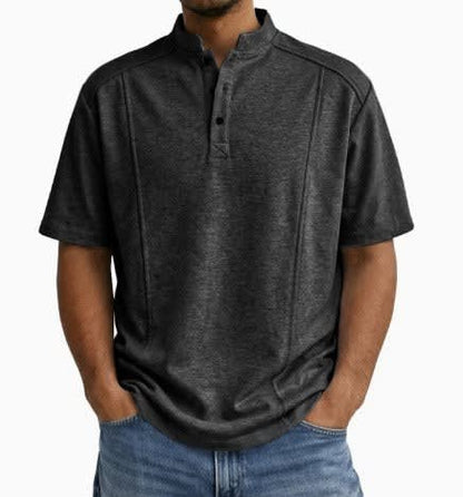 Remington Band Collar Short Sleeve Polo_6