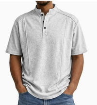 Remington Band Collar Short Sleeve Polo