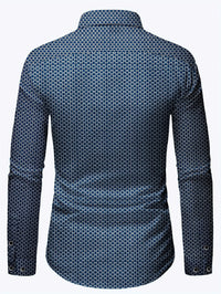 Gunnar Geometric Print Long Sleeve Shirt