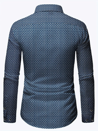 Gunnar Geometric Print Long Sleeve Shirt_2