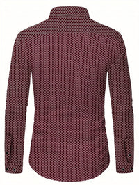 Gunnar Geometric Print Long Sleeve Shirt