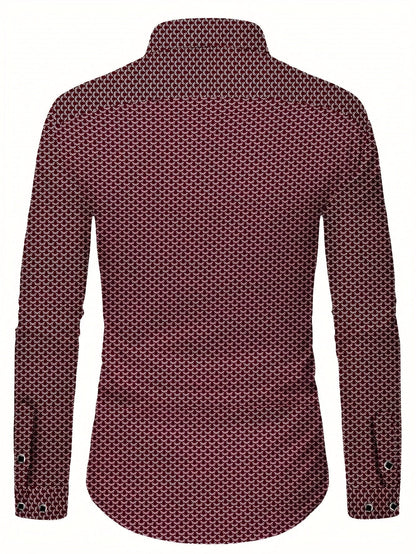 Gunnar Geometric Print Long Sleeve Shirt_9
