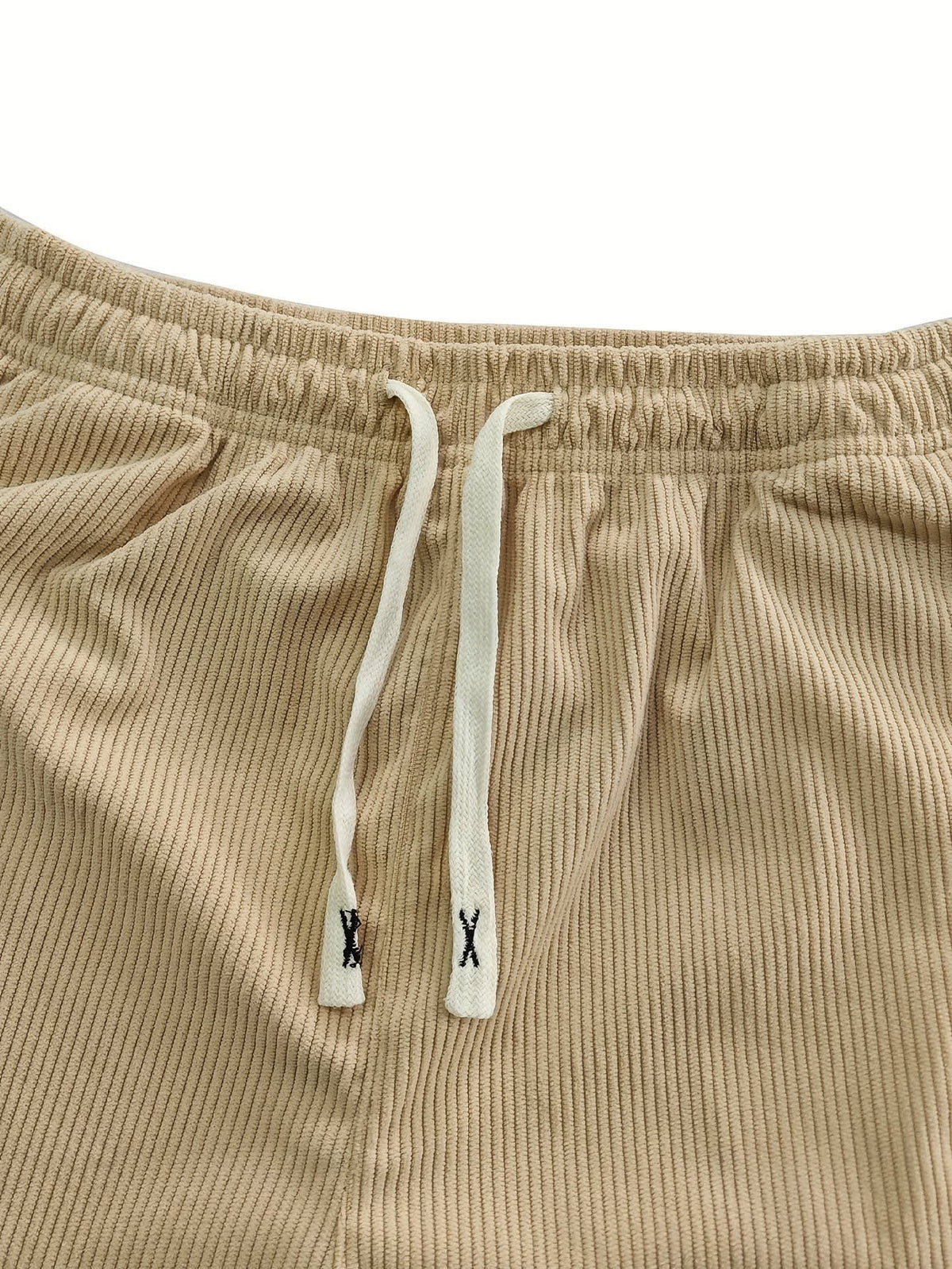 Godfrey Corduroy Drawstring Straight Leg Trousers