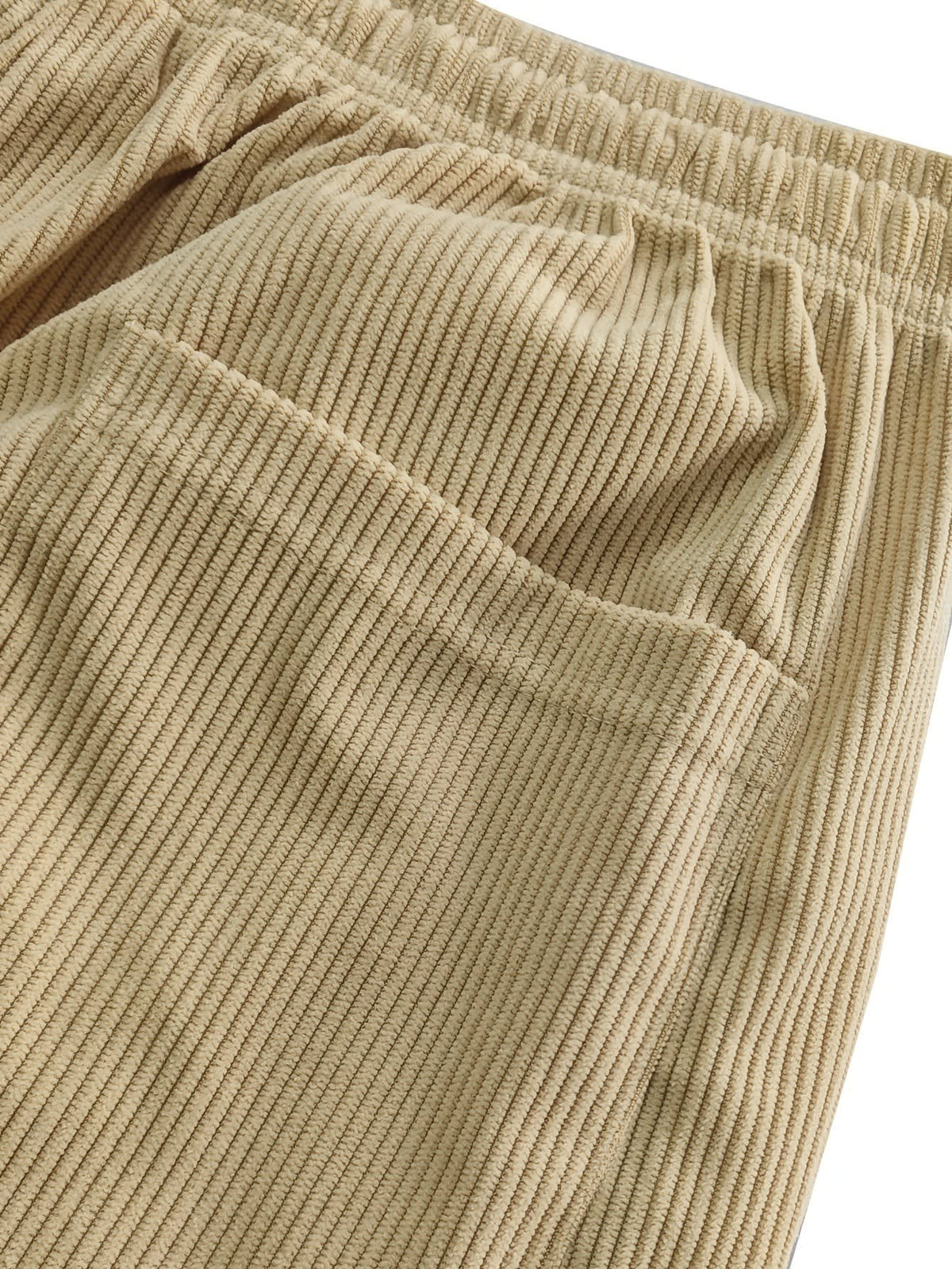 Godfrey Corduroy Drawstring Straight Leg Trousers