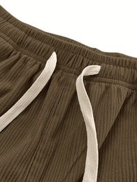 Godfrey Corduroy Drawstring Straight Leg Trousers