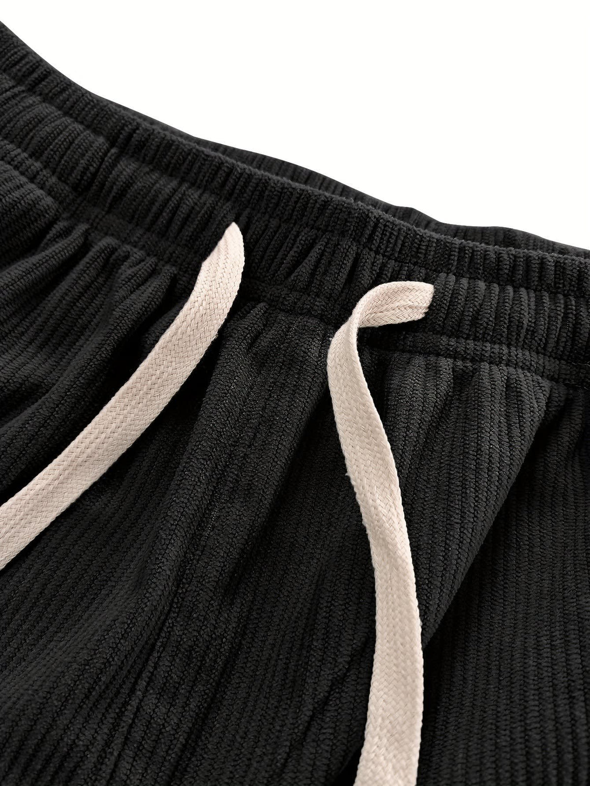 Godfrey Corduroy Drawstring Straight Leg Trousers