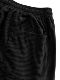 Godfrey Corduroy Drawstring Straight Leg Trousers
