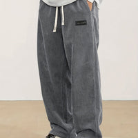 Godfrey Corduroy Drawstring Straight Leg Trousers