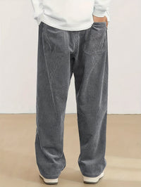 Godfrey Corduroy Drawstring Straight Leg Trousers