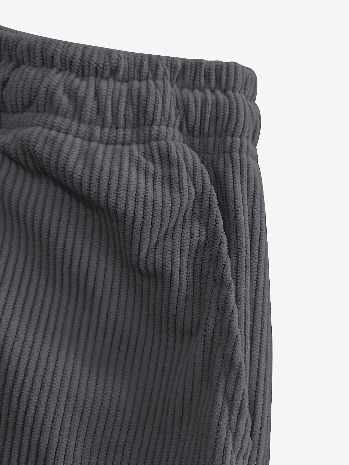 Godfrey Corduroy Drawstring Straight Leg Trousers