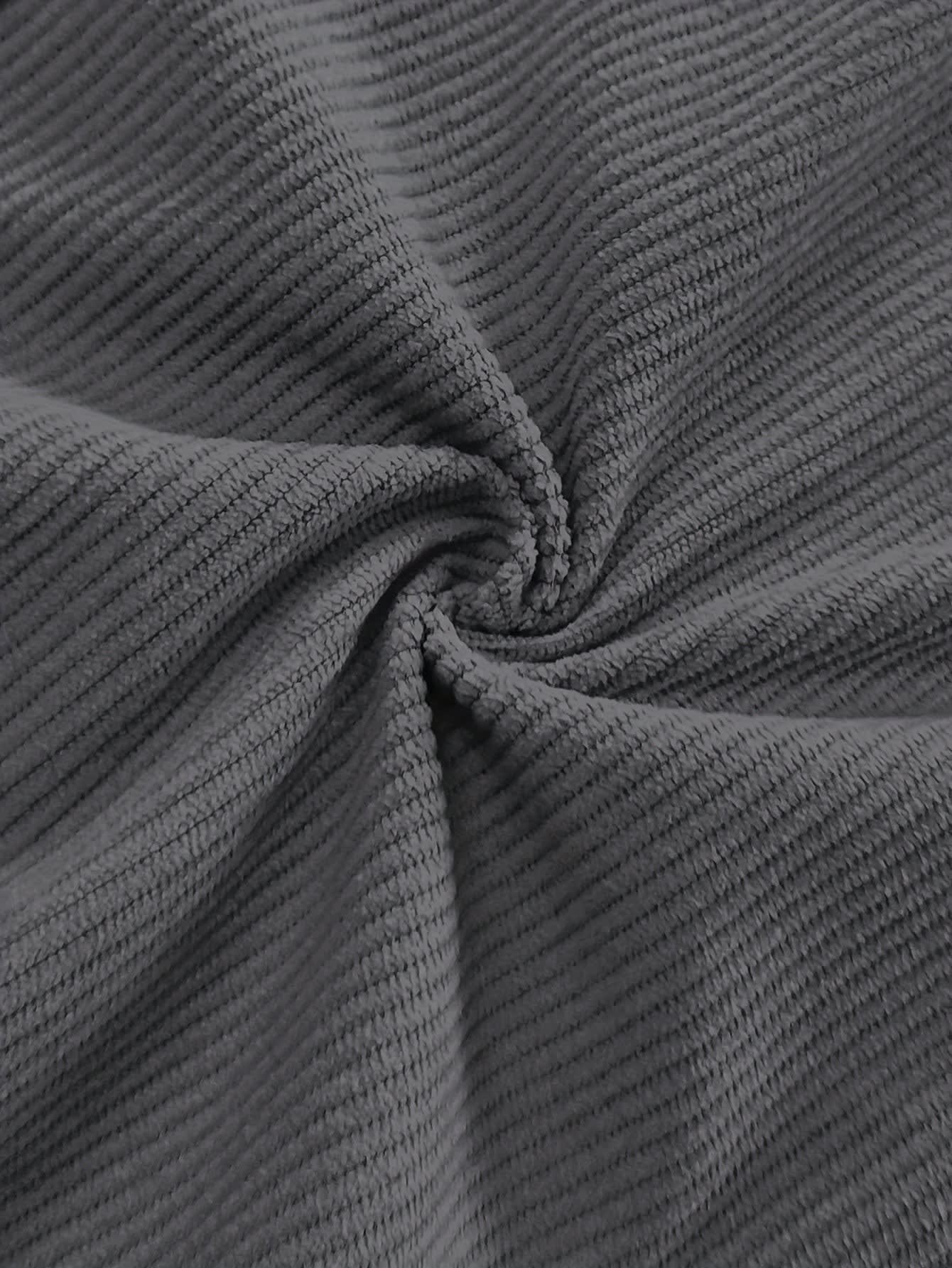 Godfrey Corduroy Drawstring Straight Leg Trousers_42