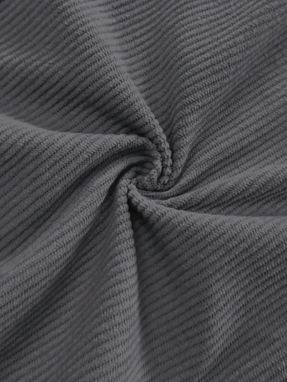 Godfrey Corduroy Drawstring Straight Leg Trousers_42
