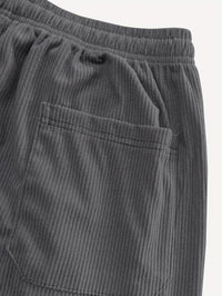 Godfrey Corduroy Drawstring Straight Leg Trousers