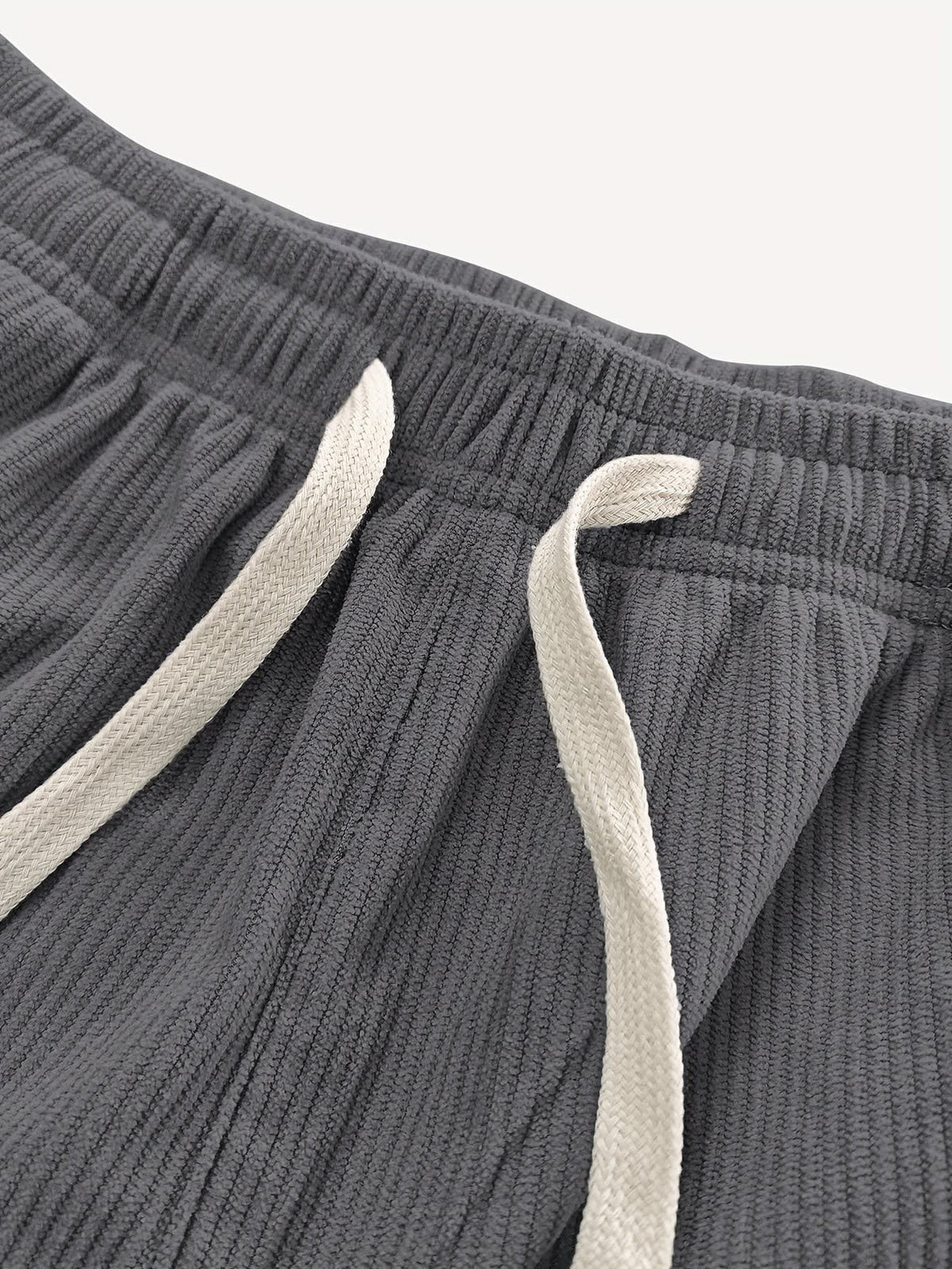 Godfrey Corduroy Drawstring Straight Leg Trousers