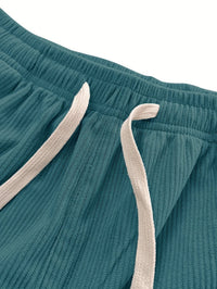Godfrey Corduroy Drawstring Straight Leg Trousers