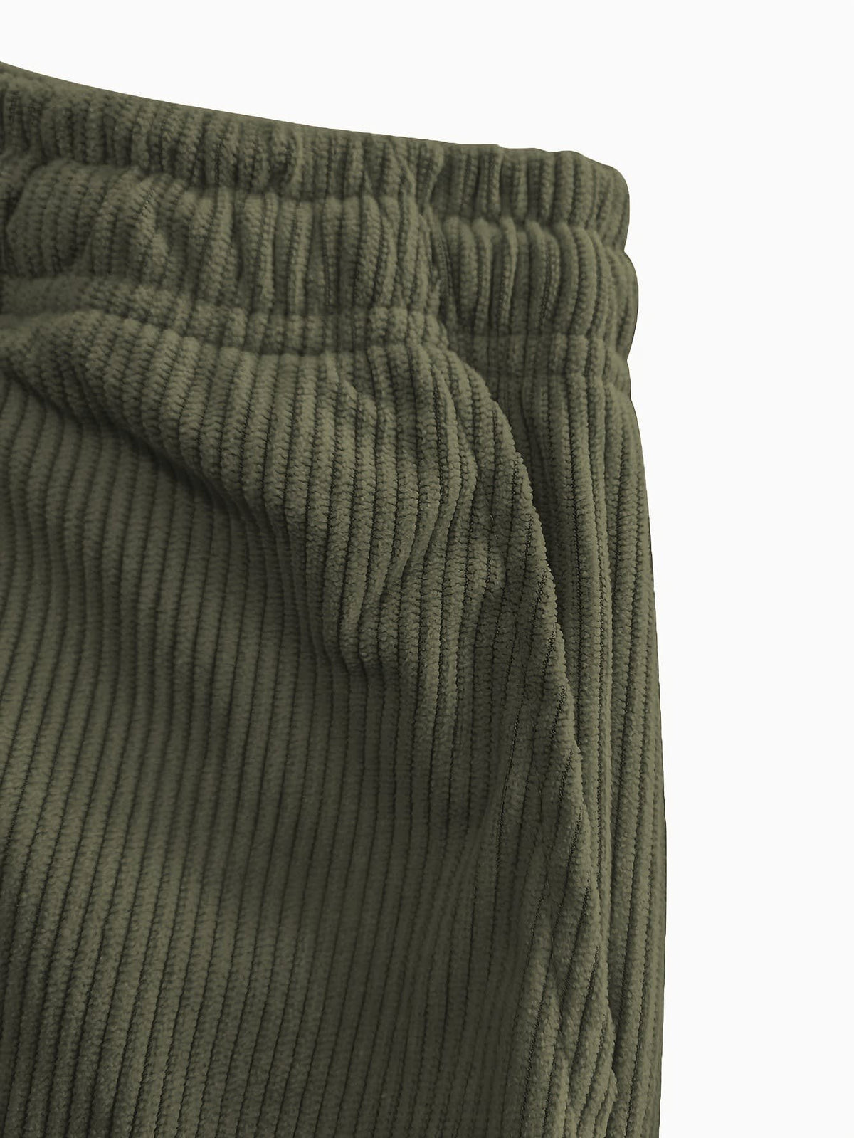 Godfrey Corduroy Drawstring Straight Leg Trousers