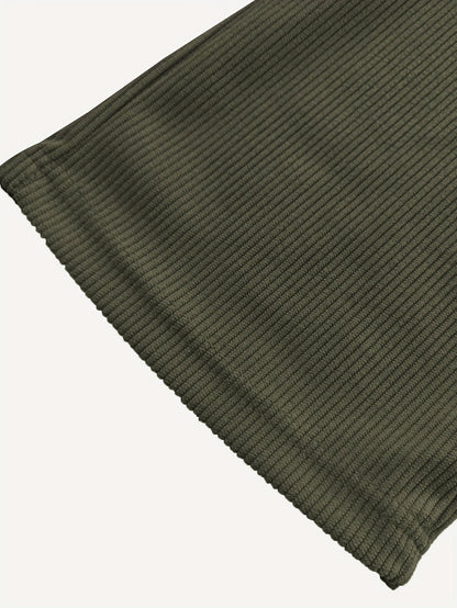 Godfrey Corduroy Drawstring Straight Leg Trousers_54