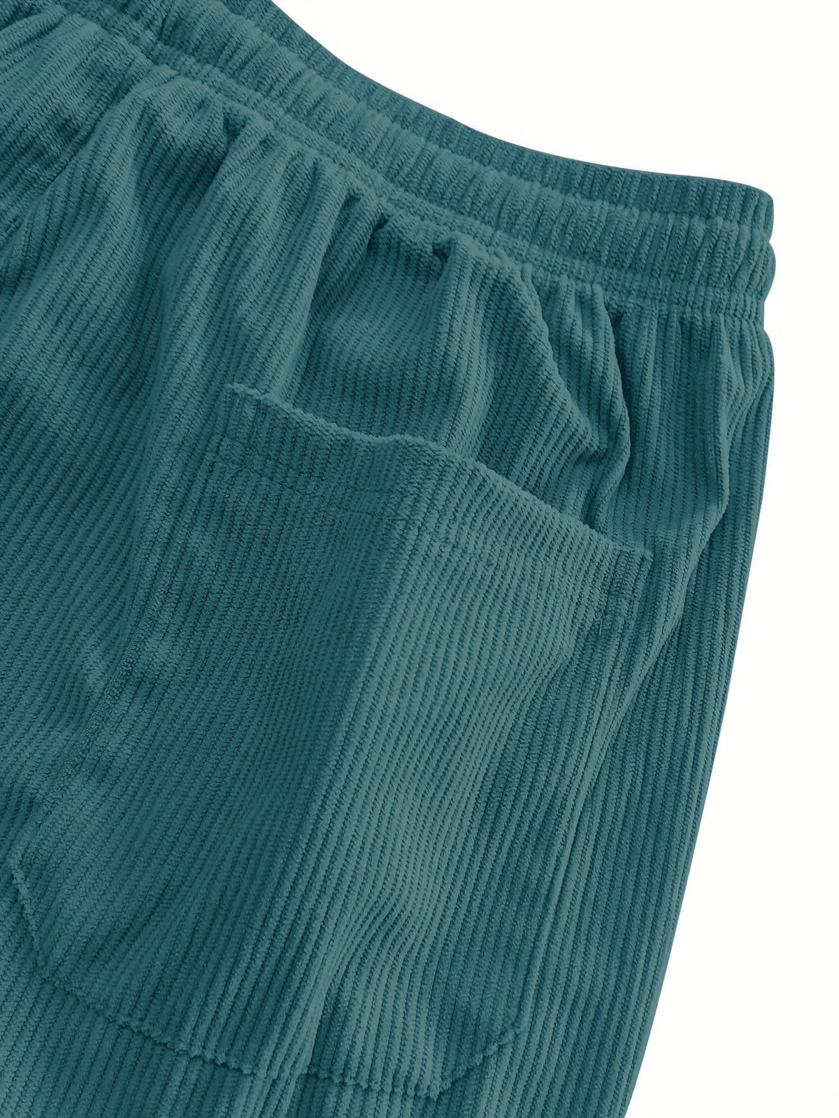Godfrey Corduroy Drawstring Straight Leg Trousers