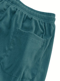 Godfrey Corduroy Drawstring Straight Leg Trousers