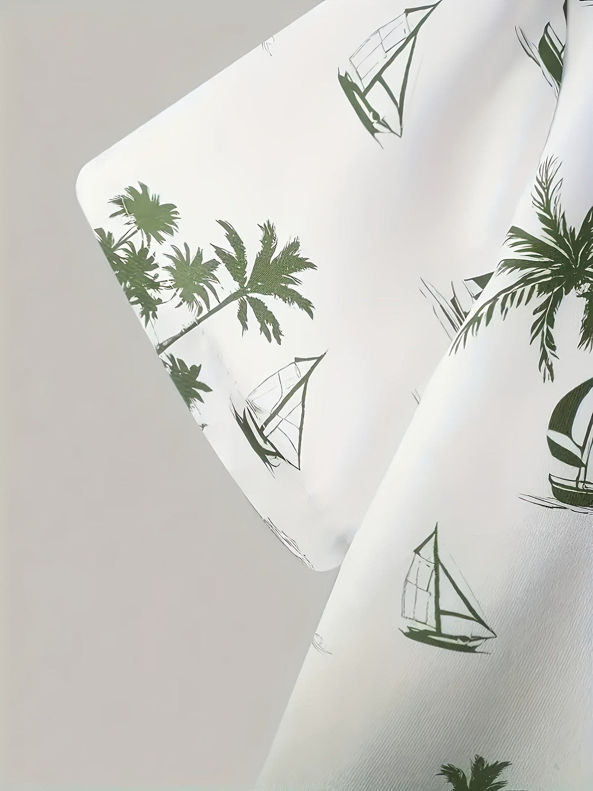 Oberon Coastal Print Shirt and Shorts Set