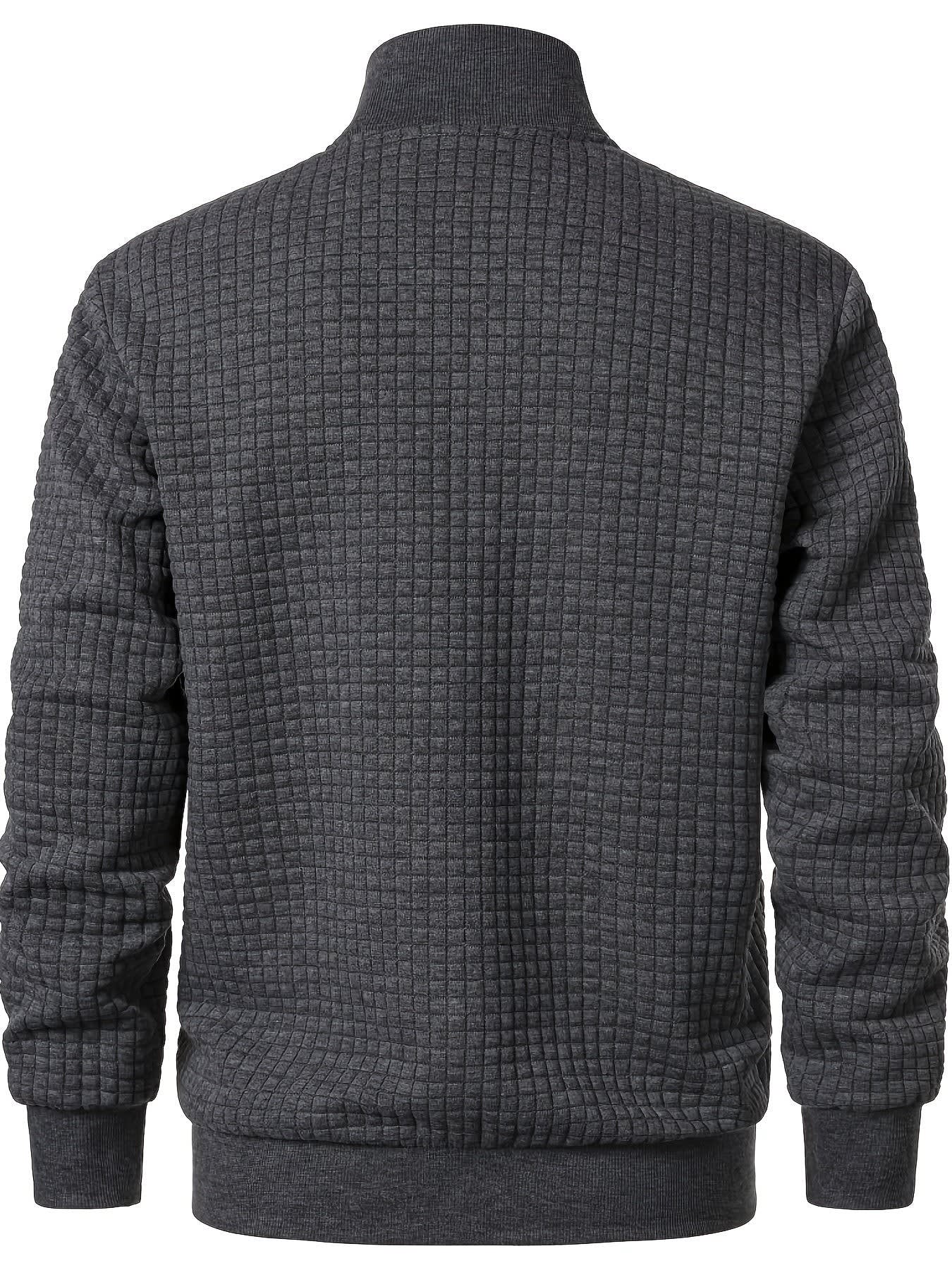 Benedict Quilted Knit Full Zip Jacket_12