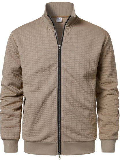 Benedict Quilted Knit Full Zip Jacket_15