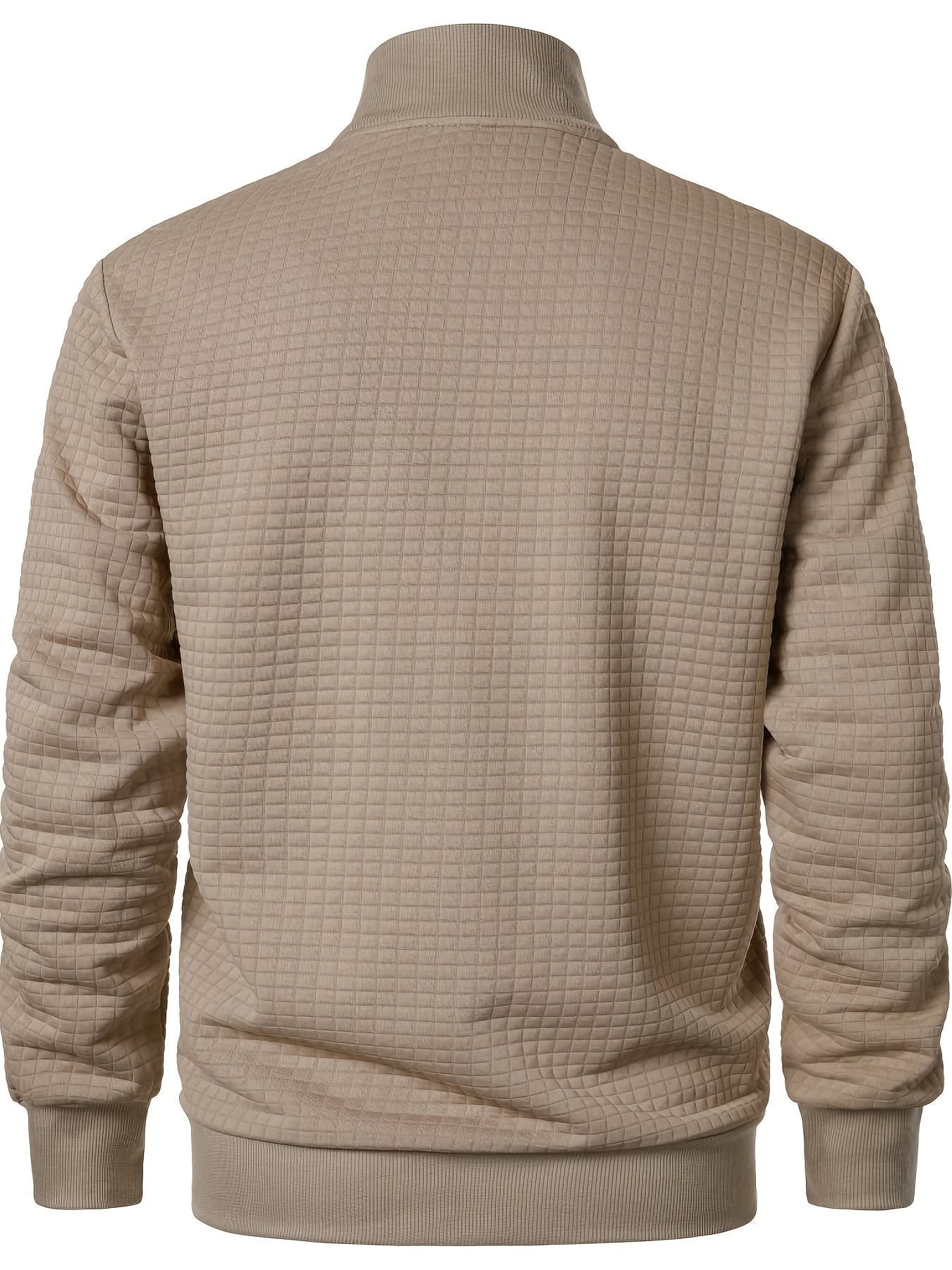 Benedict Quilted Knit Full Zip Jacket_16