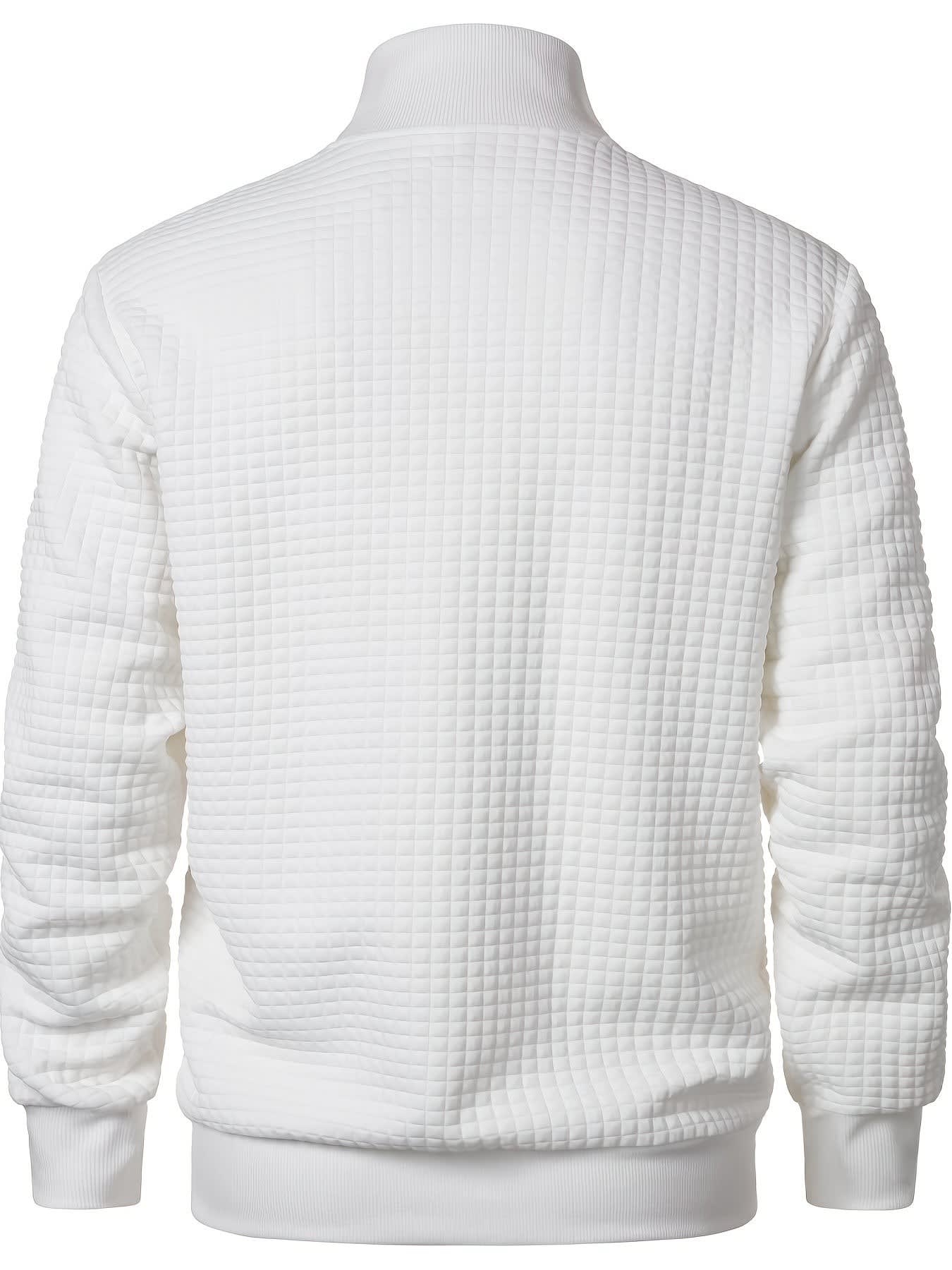 Benedict Quilted Knit Full Zip Jacket_9