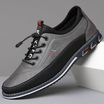 Douglas Contrast Panel Lace Up Sneakers_7